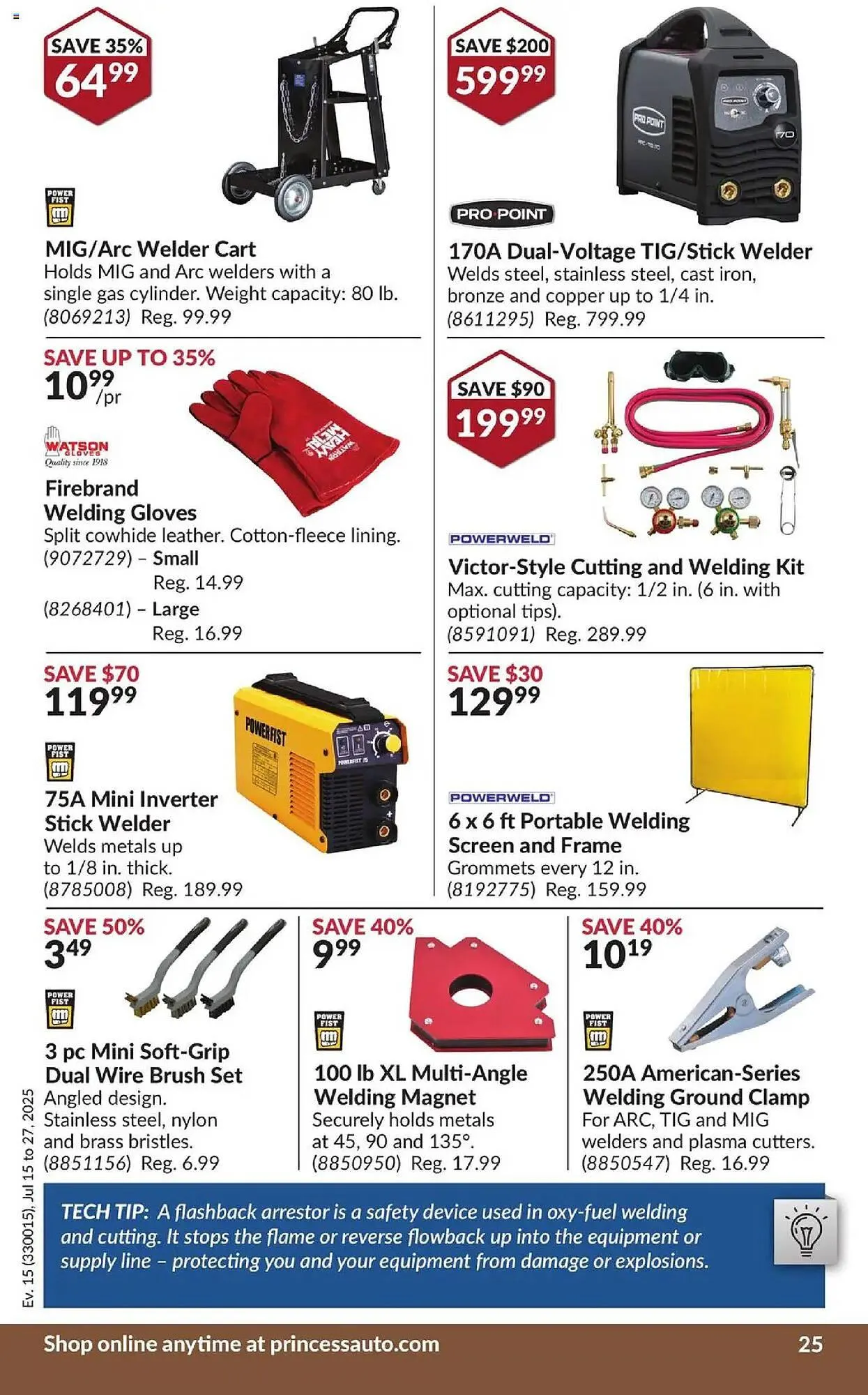 Princess Auto flyer from July 15 to July 27 2025 - flyer page 31