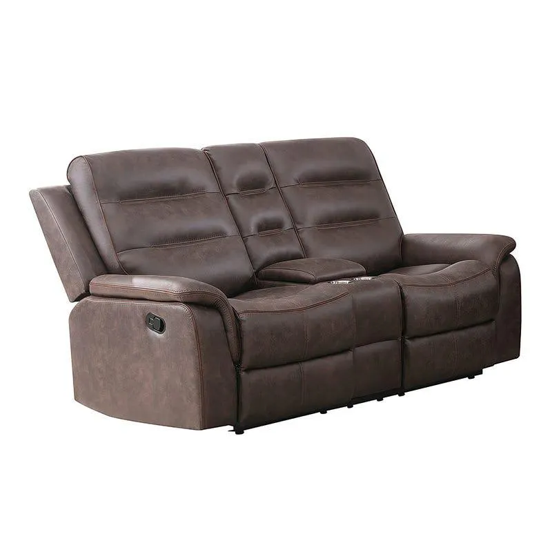 Causeuse inclinable avec console et porte-gobelets