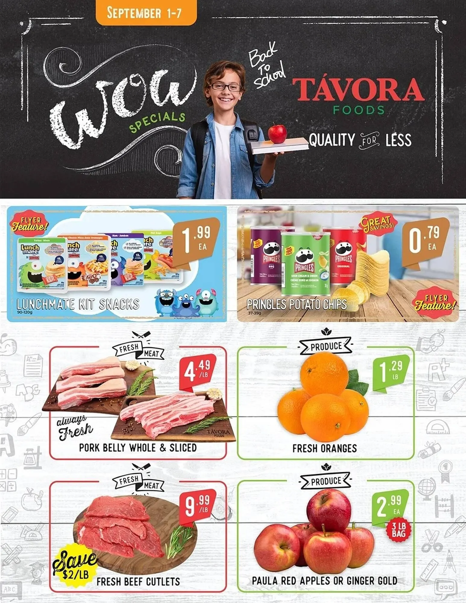 Tavora Foods flyer from September 5 to September 11 2025 - flyer page 1