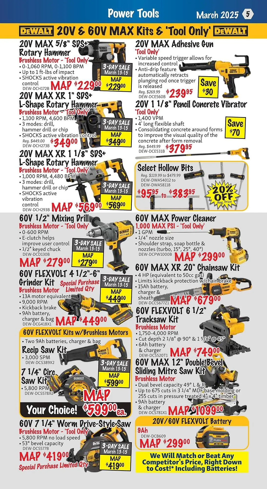 KMS Tools flyer from March 1 to March 31 2025 - flyer page 5
