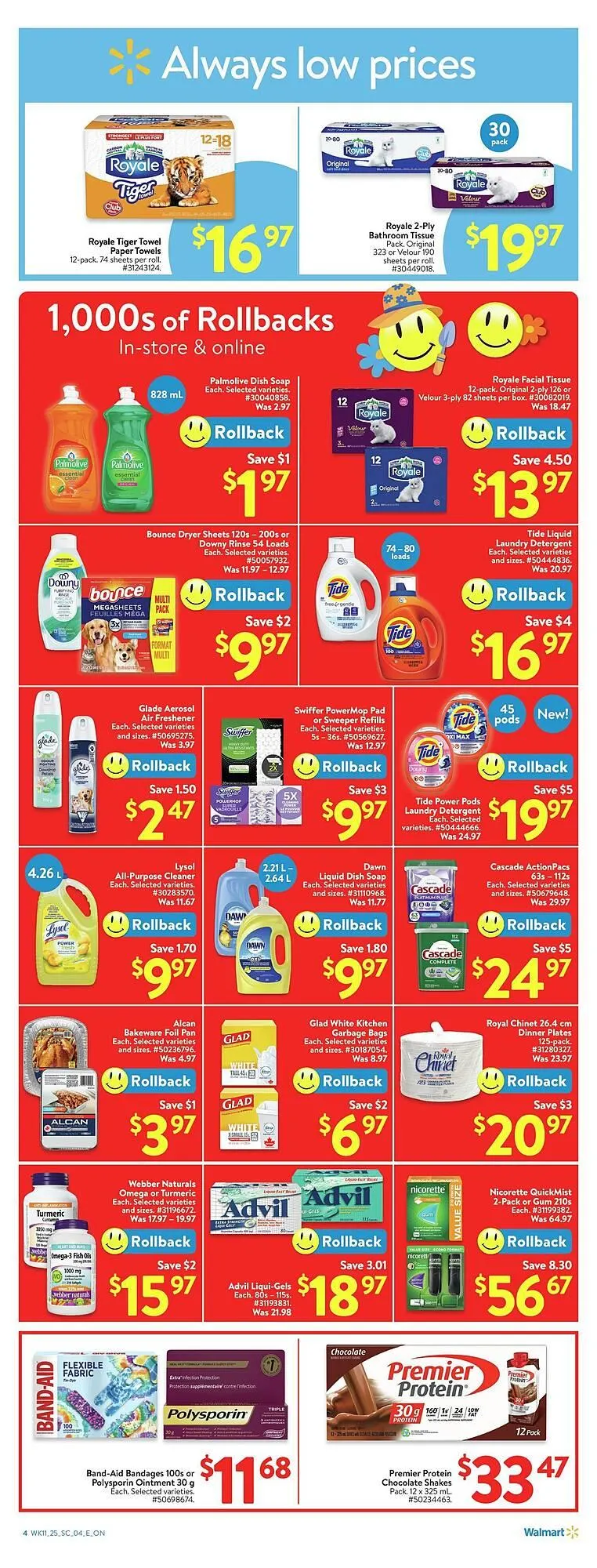 Walmart flyer from April 11 to May 2 2025 - flyer page 13