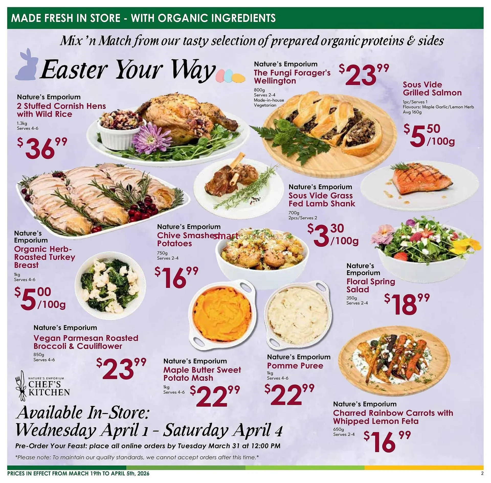 Nature's Emporium flyer from March 19 to April 5 2026 - flyer page 2