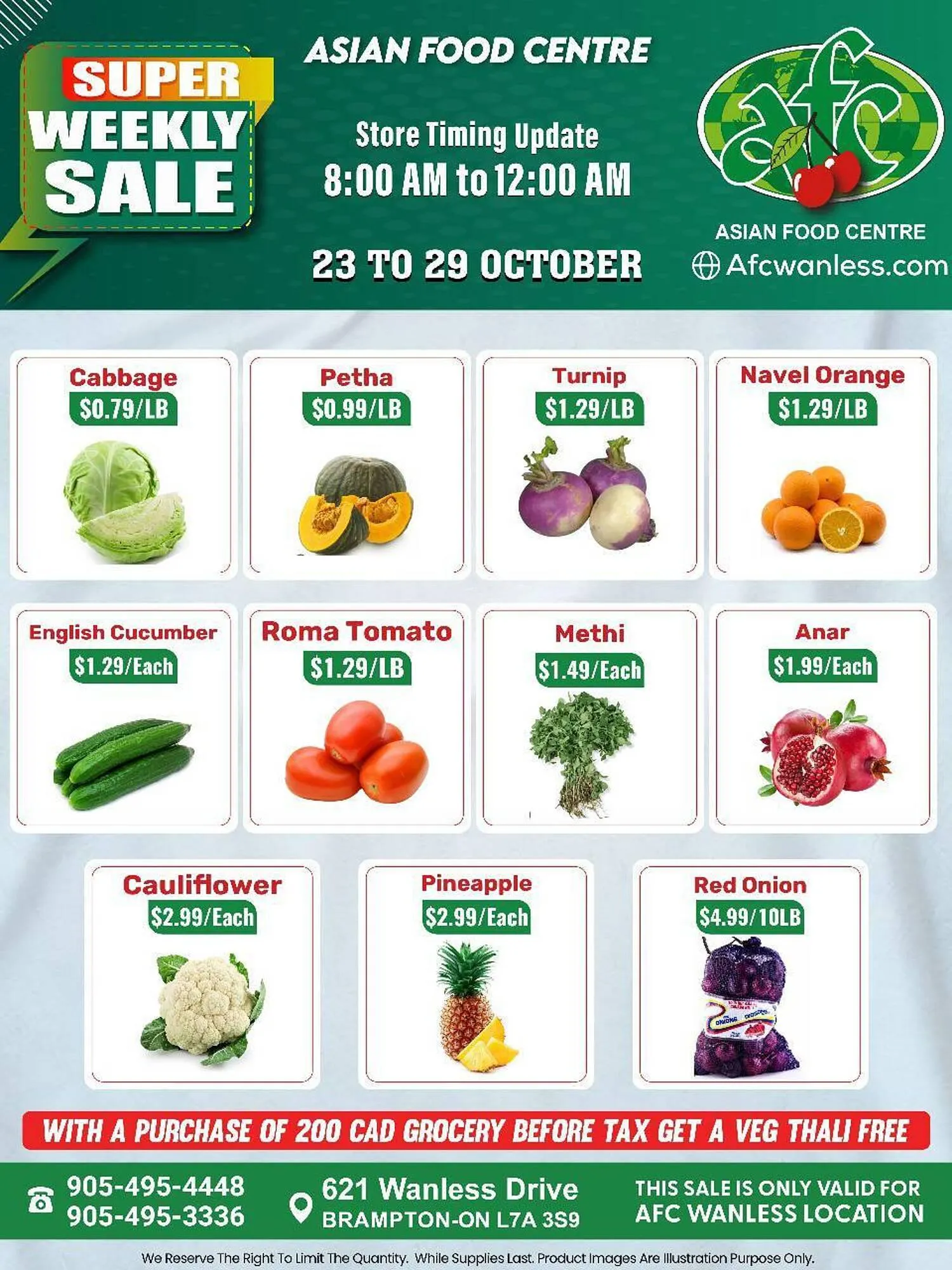 Asian Food Centre flyer from October 23 to October 29 2025 - flyer page 1
