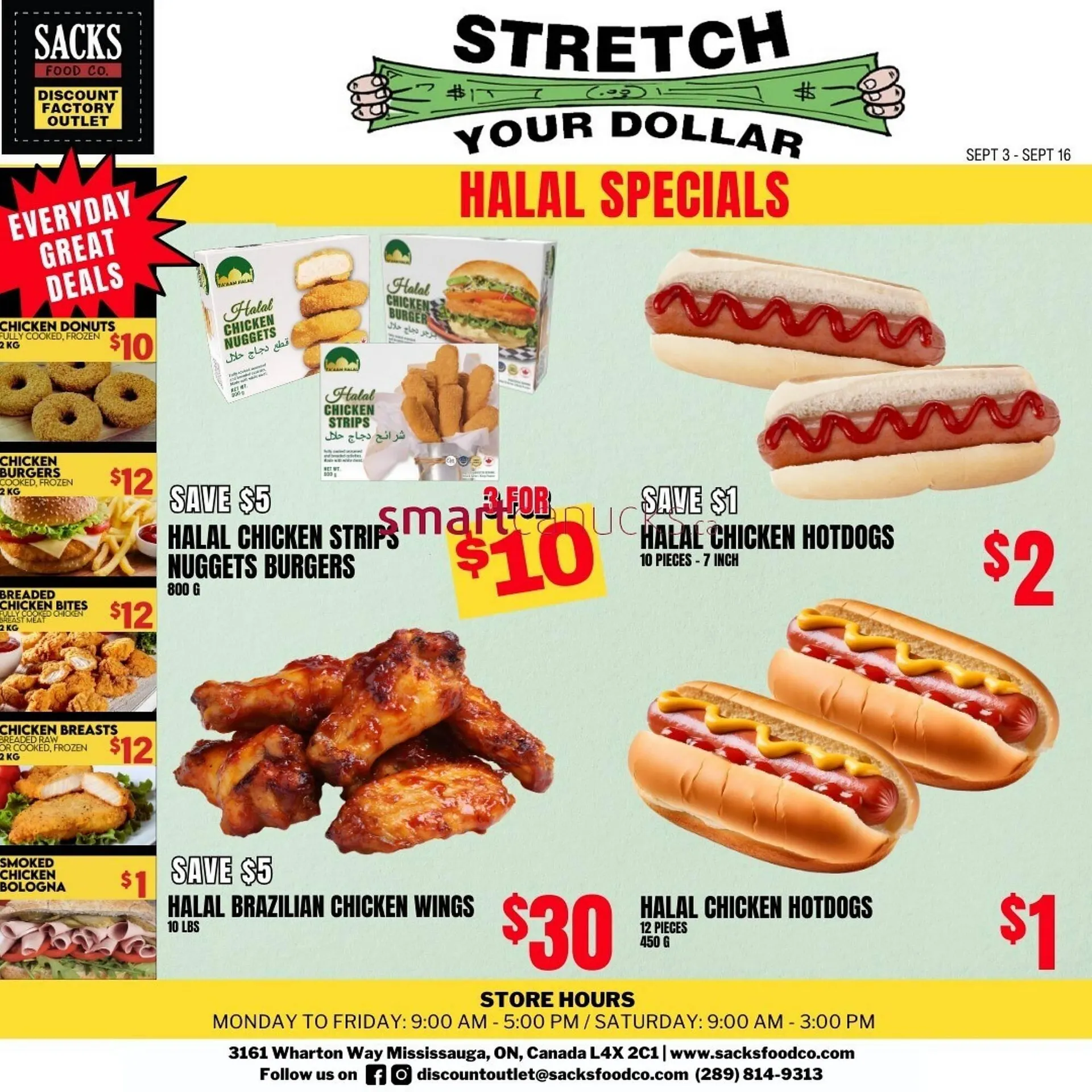 Sacks Food Co. flyer from September 3 to September 16 2025 - flyer page 1