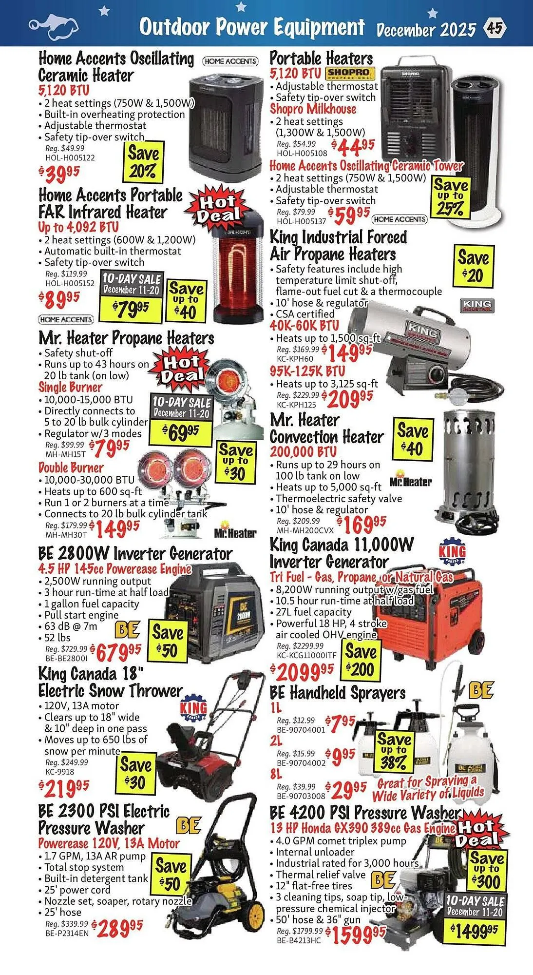 KMS Tools flyer from December 1 to January 1 2026 - flyer page 45