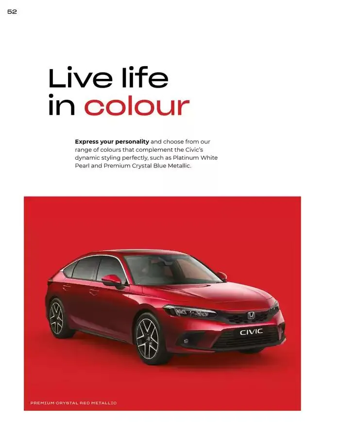 Honda Civic from February 28 to February 28 2026 - flyer page 52