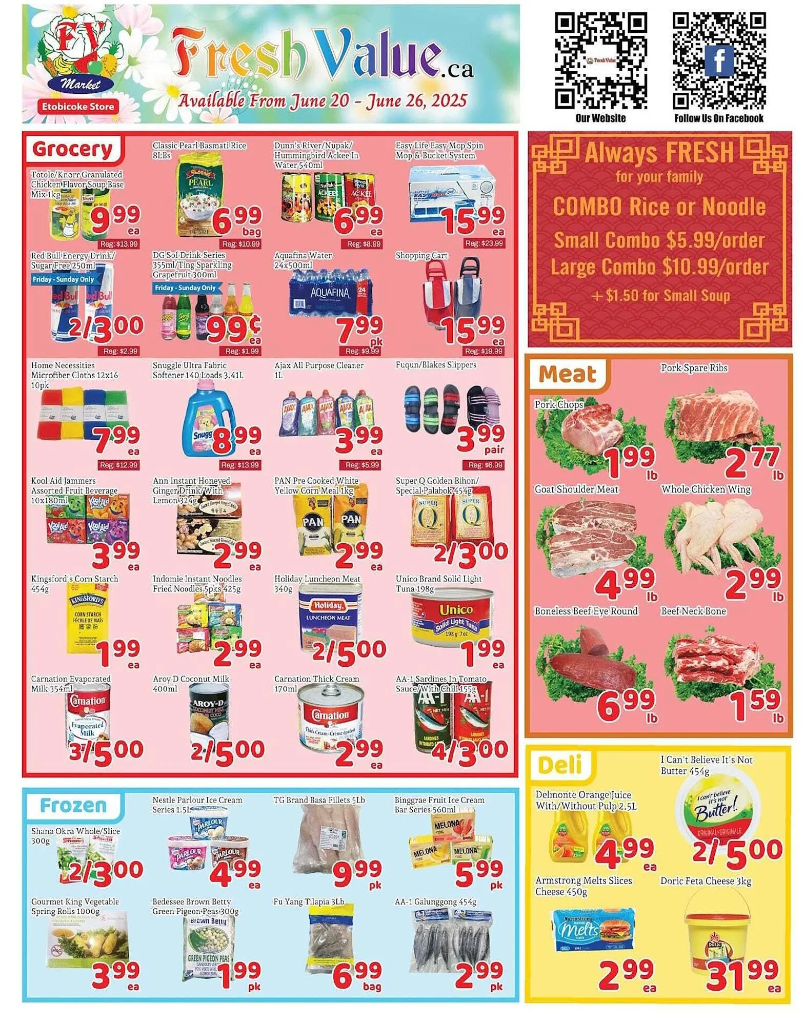 Fresh Value flyer from June 20 to June 27 2025 - flyer page 1