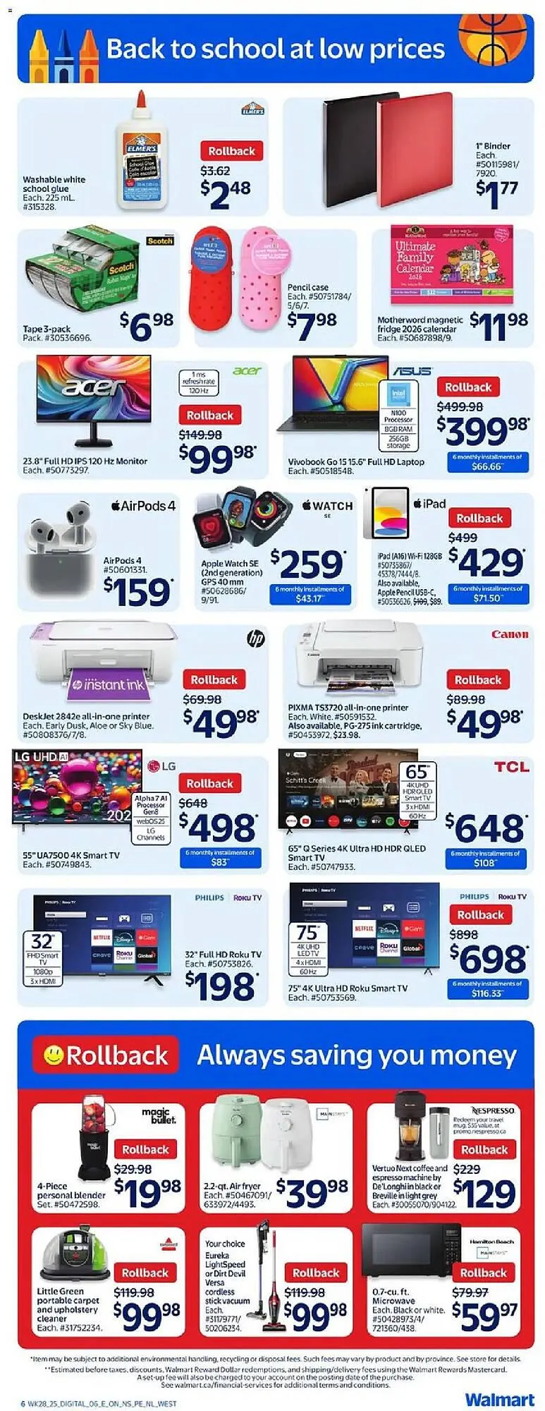 Walmart flyer from August 7 to August 14 2025 - flyer page 10