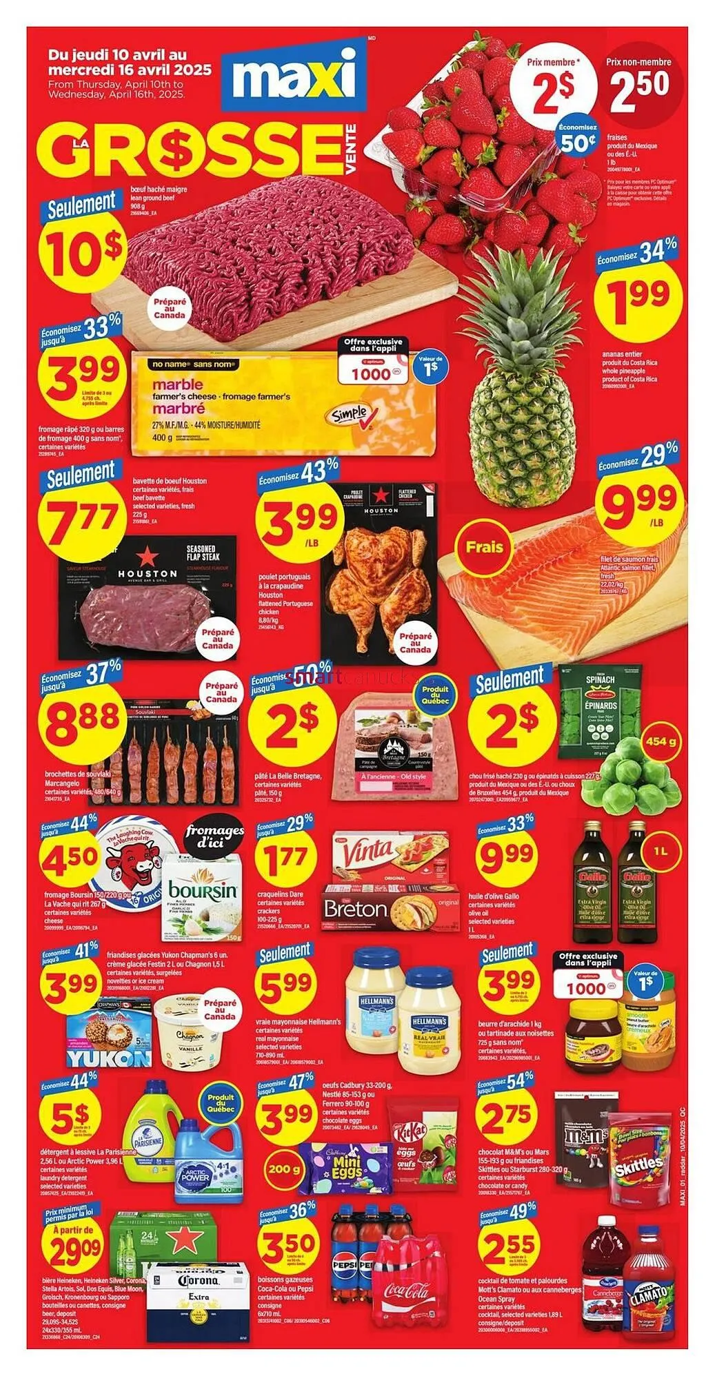 Maxi flyer from April 10 to April 23 2025 - flyer page 1