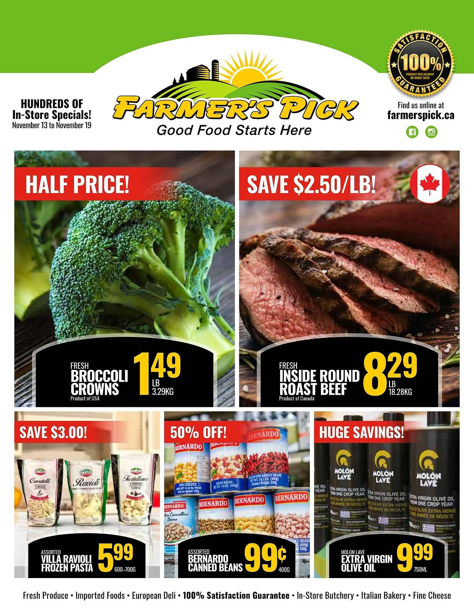 Farmer's Pick flyer from November 13 to November 19 2025 - flyer page 1