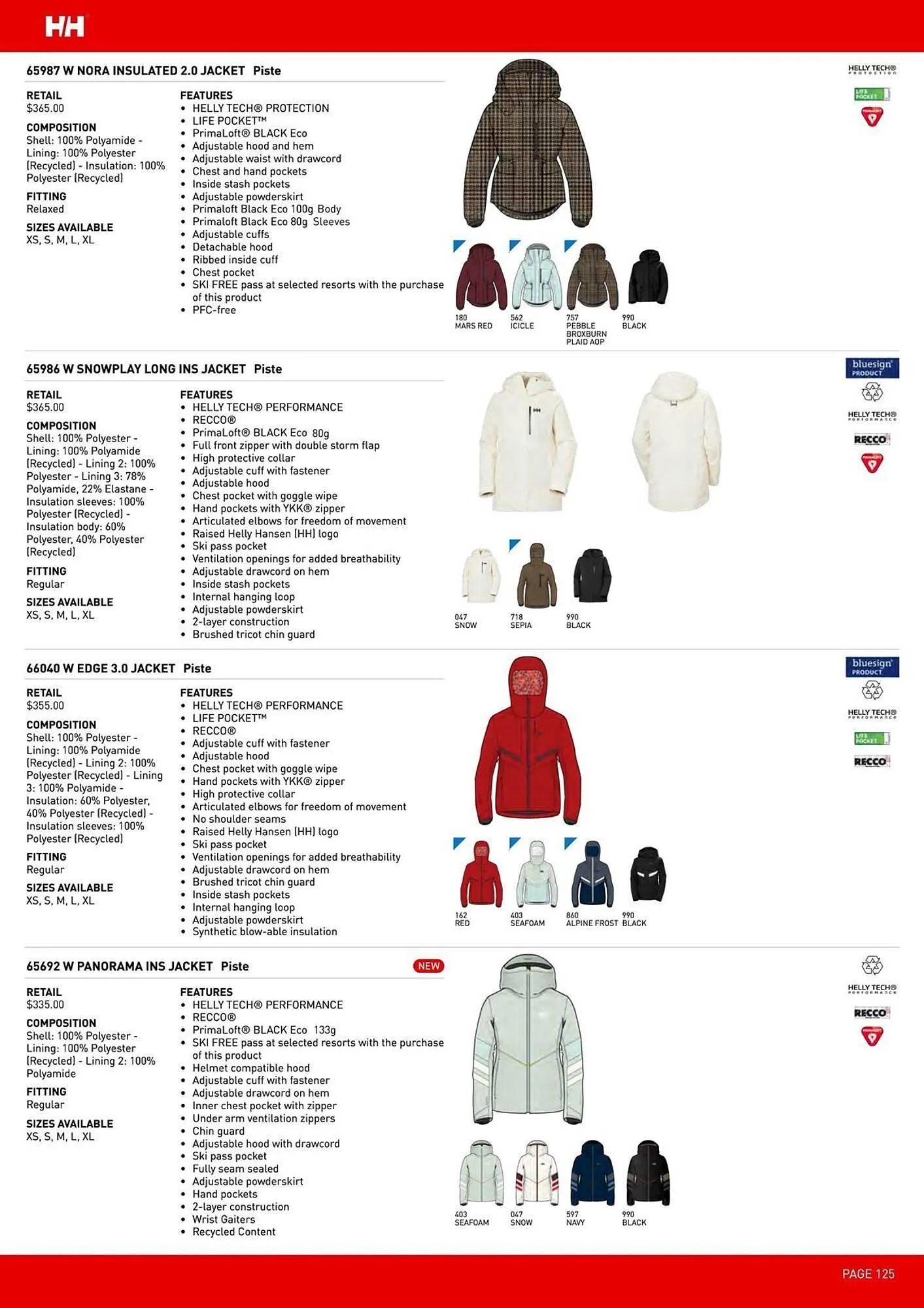 Helly Hansen flyer from September 11 to February 28 2026 - flyer page 125
