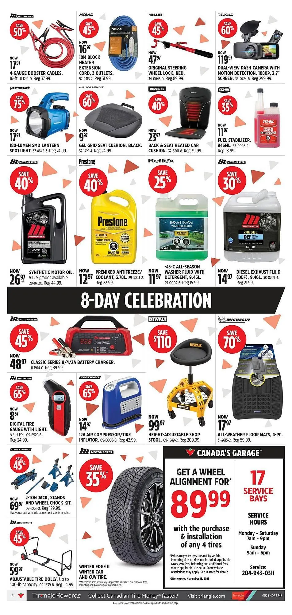 Canadian Tire flyer from November 6 to November 13 2025 - flyer page 4