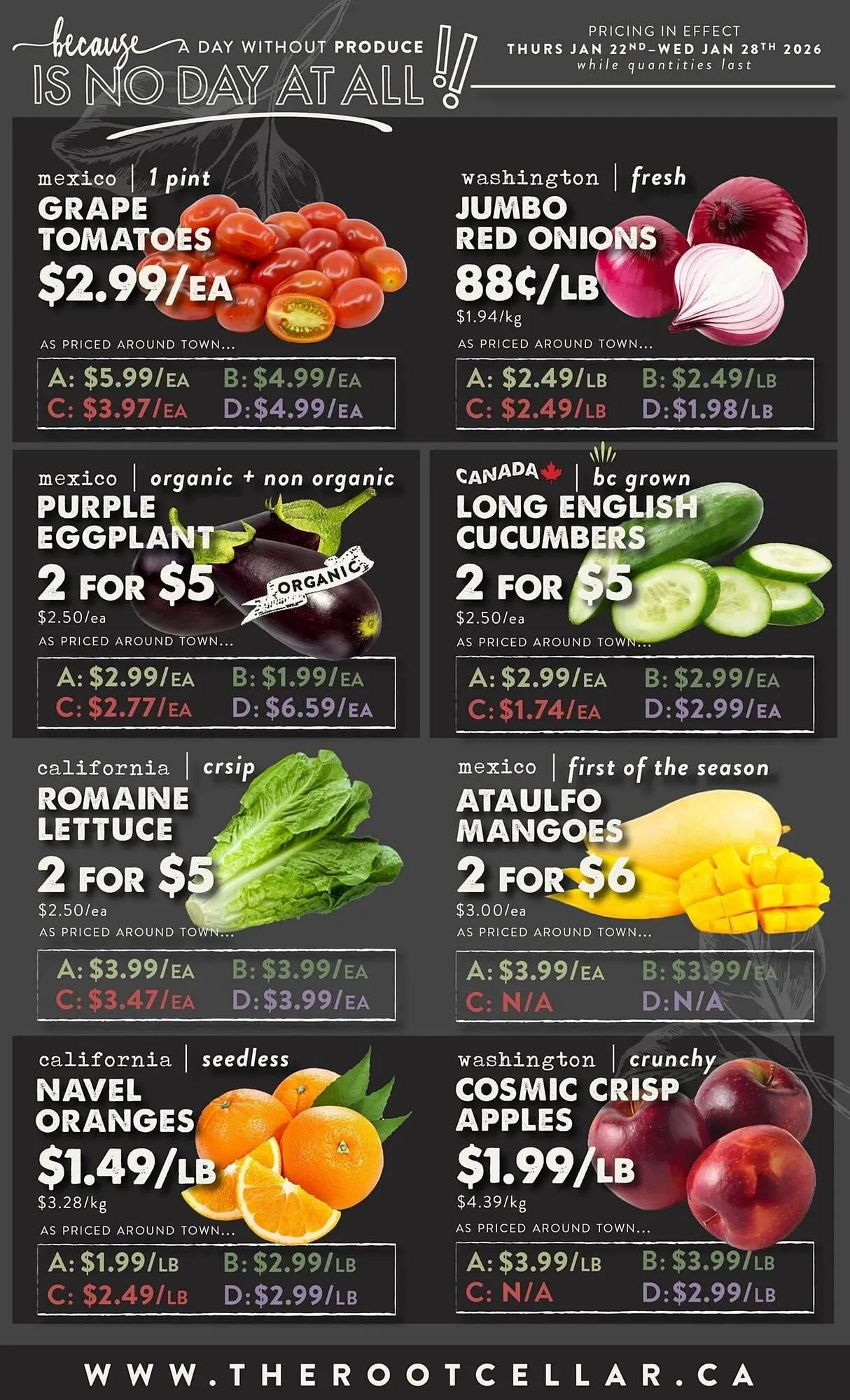 The Root Cellar flyer from January 22 to January 28 2026 - flyer page 2