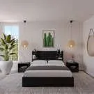 Mobilier de chambre à coucher Hunter - Lit double