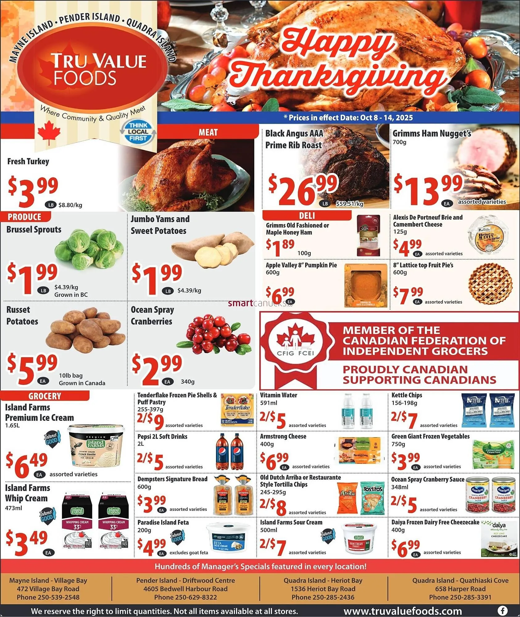 Tru Value Foods flyer from October 9 to October 15 2025 - flyer page 1