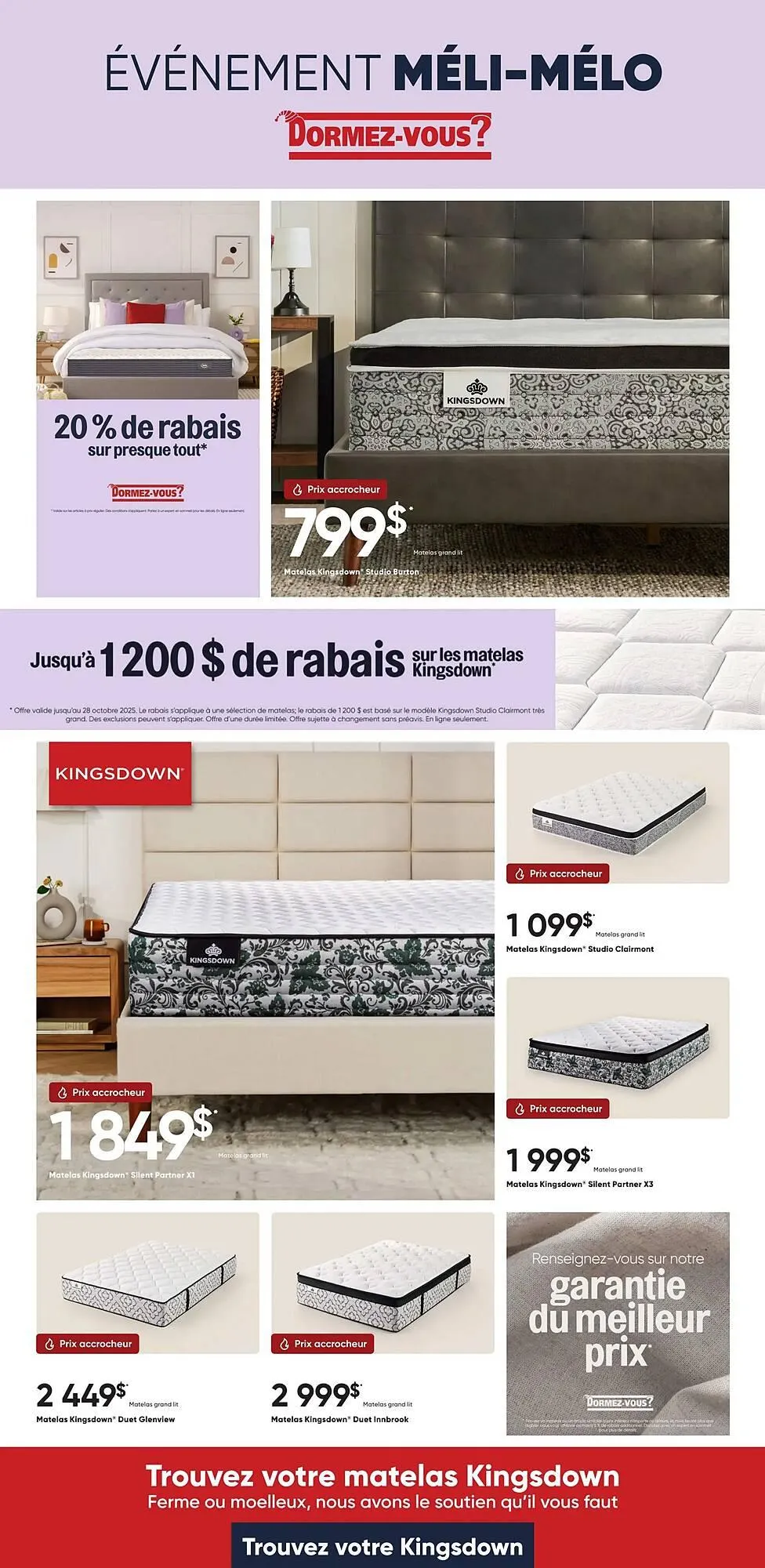 Dormez Vous flyer from September 18 to September 24 2025 - flyer page 1