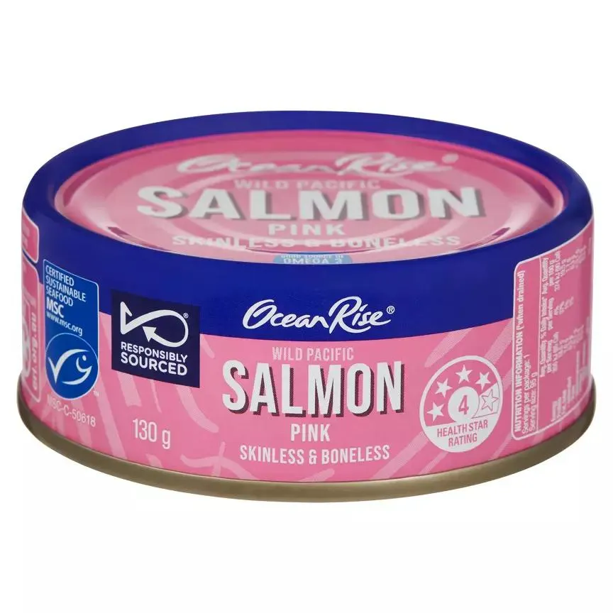 Skinless And Boneless Pink Salmon 130g