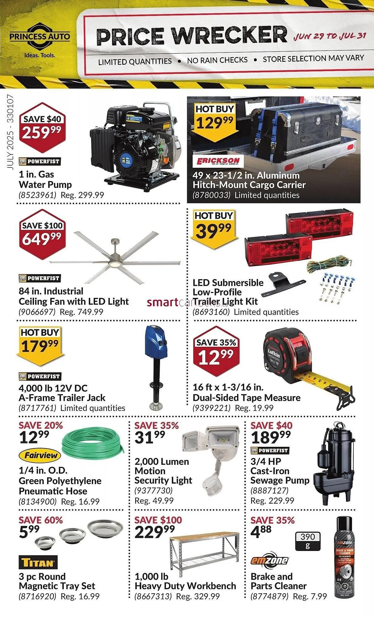 Princess Auto flyer from June 29 to July 5 2025 - flyer page 1