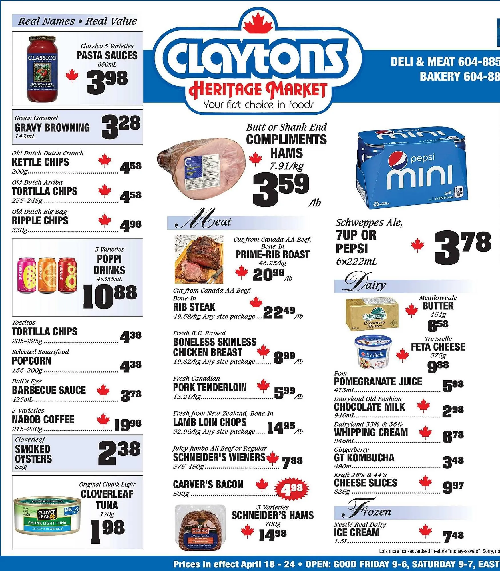 Claytons Heritage Market flyer - 1
