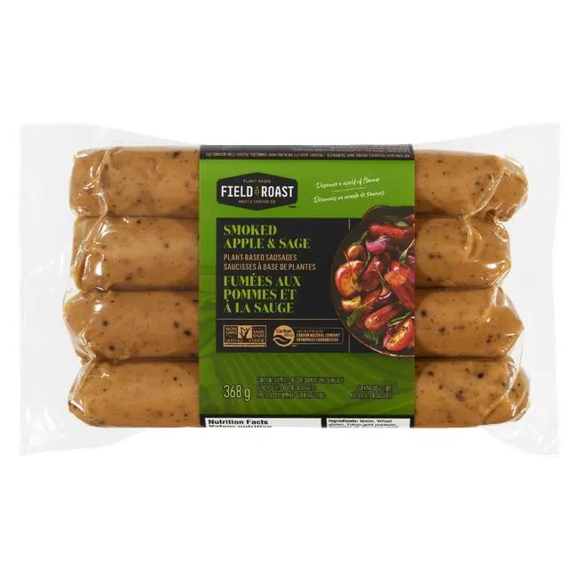 Field Roast - Smoked Apple & Sage Plant Based Sausages