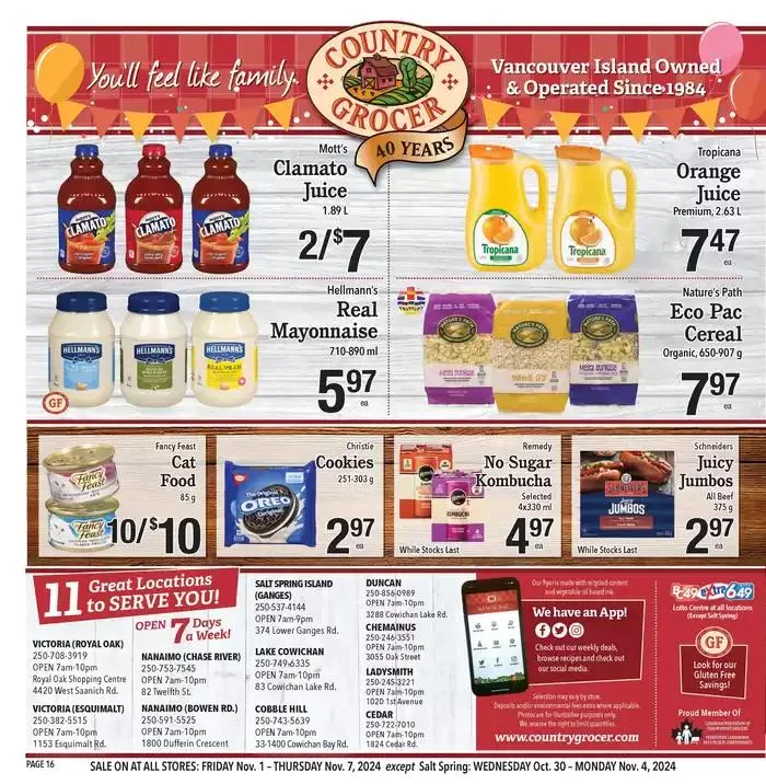 Offers for bargain hunters from October 31 to November 14 2024 - flyer page 16