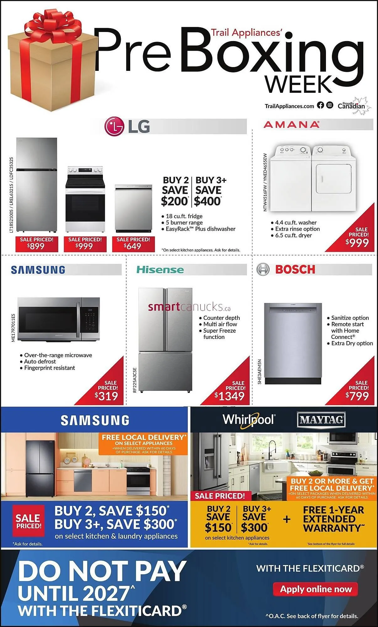 Trail Appliances flyer from December 11 to December 17 2025 - flyer page 1