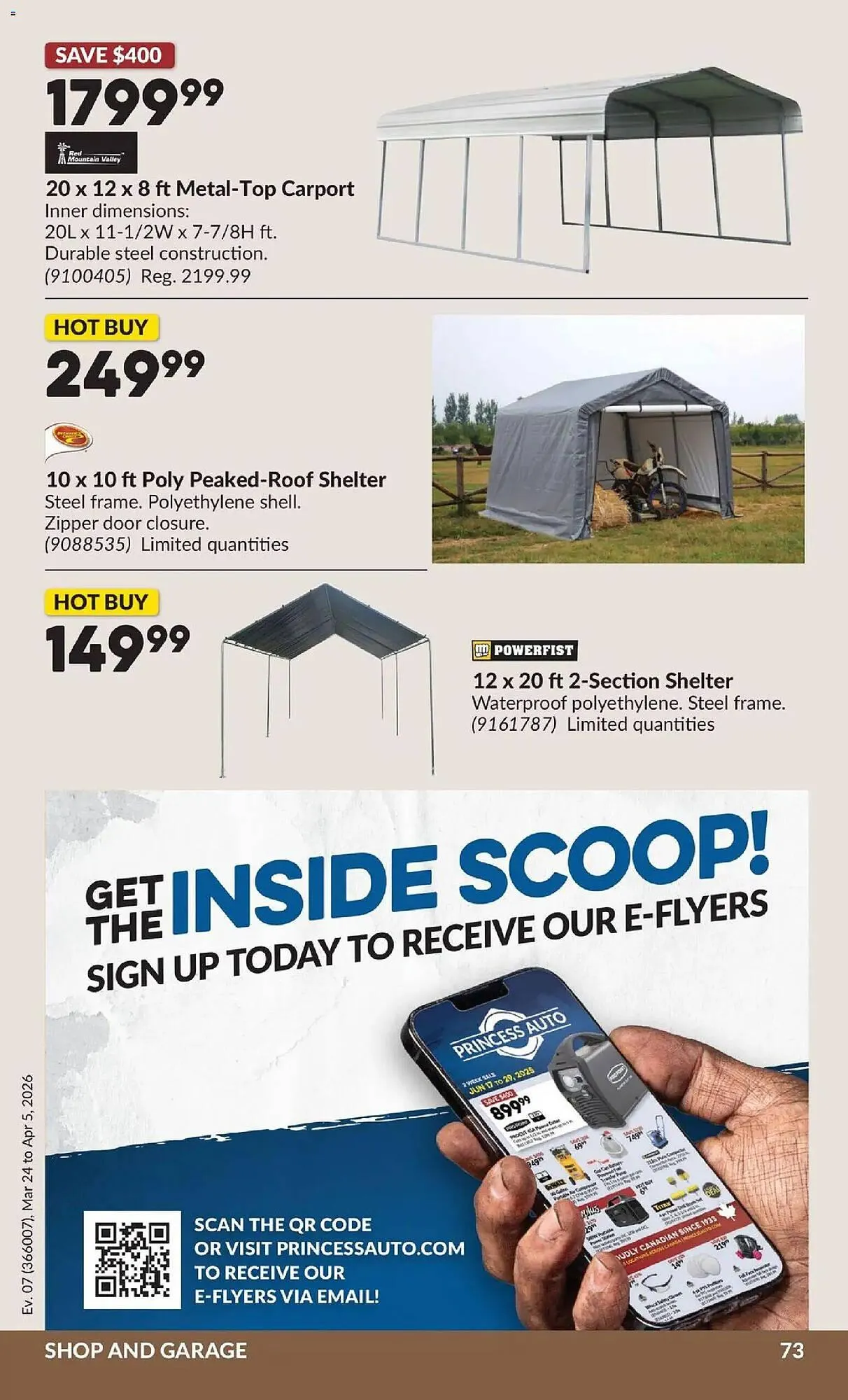 Princess Auto flyer from March 24 to April 6 2026 - flyer page 81