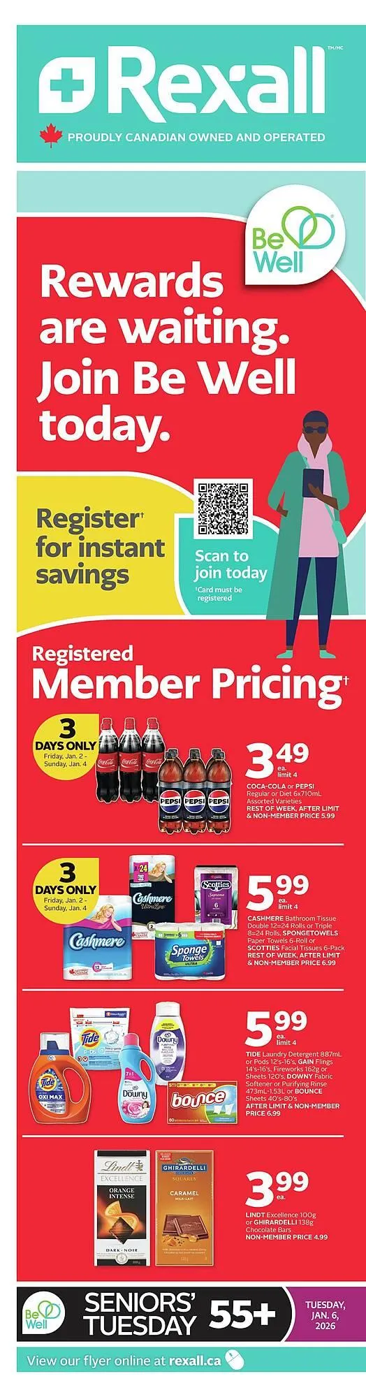 Rexall flyer from January 2 to January 9 2026 - flyer page 1