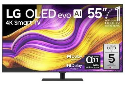 55" LG OLED55G5SUB OLED Evo AI G5 4K Smart TV 2025