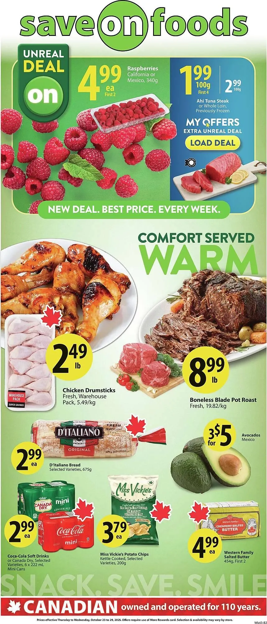 Save on Foods flyer from October 23 to October 30 2025 - flyer page 1