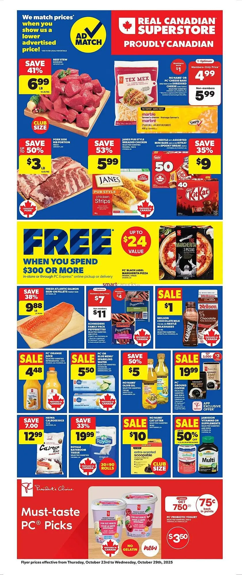 Real Canadian Superstore flyer from October 23 to October 29 2025 - flyer page 4
