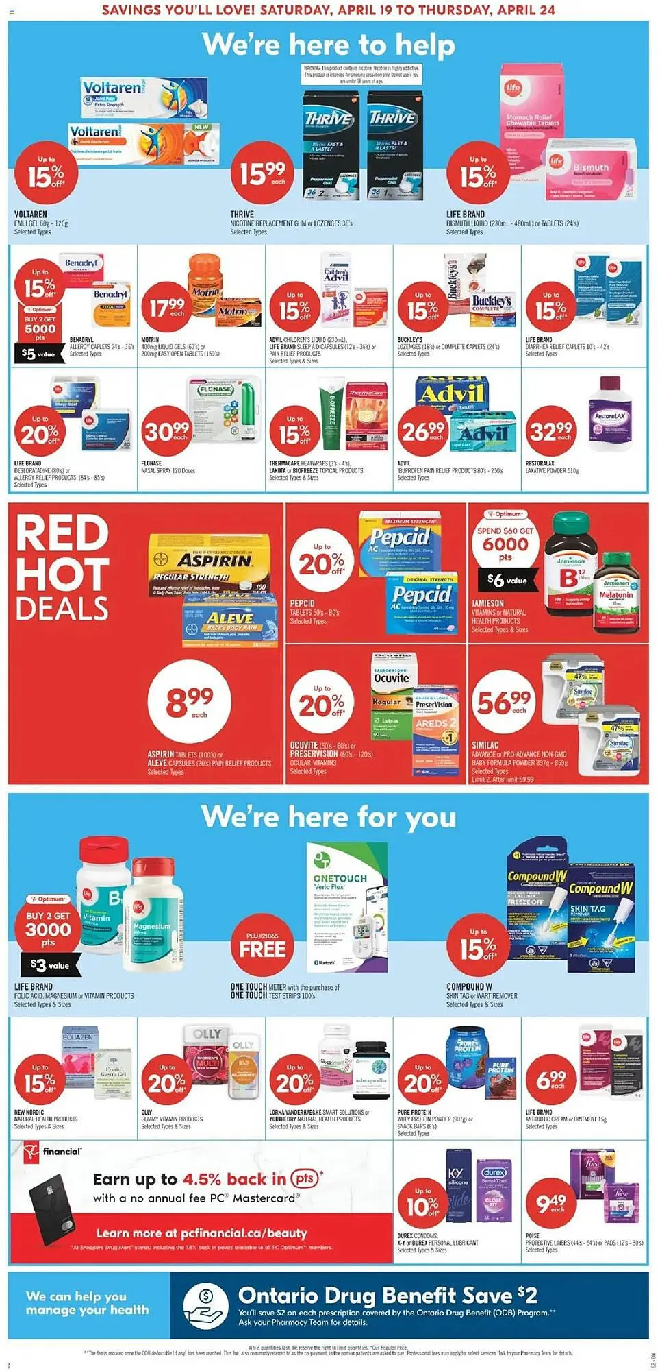 Shoppers Drug Mart flyer from April 19 to April 24 2025 - flyer page 4