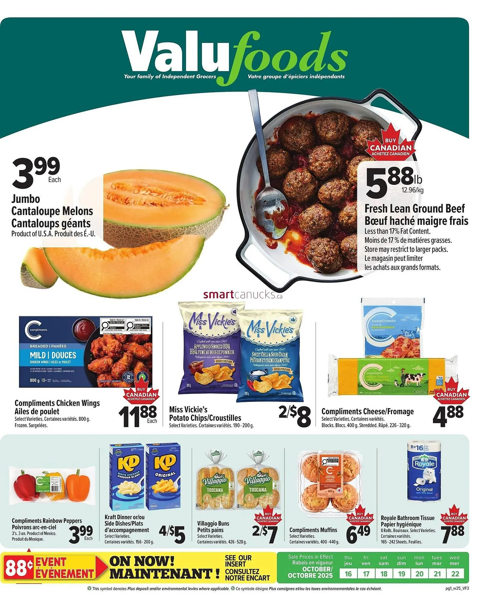 ValuFoods flyer from October 16 to October 22 2025 - flyer page 1