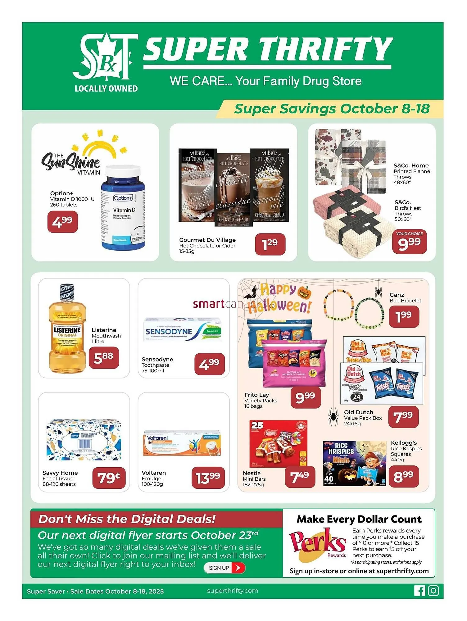 Super Thrifty flyer from October 9 to October 15 2025 - flyer page 1