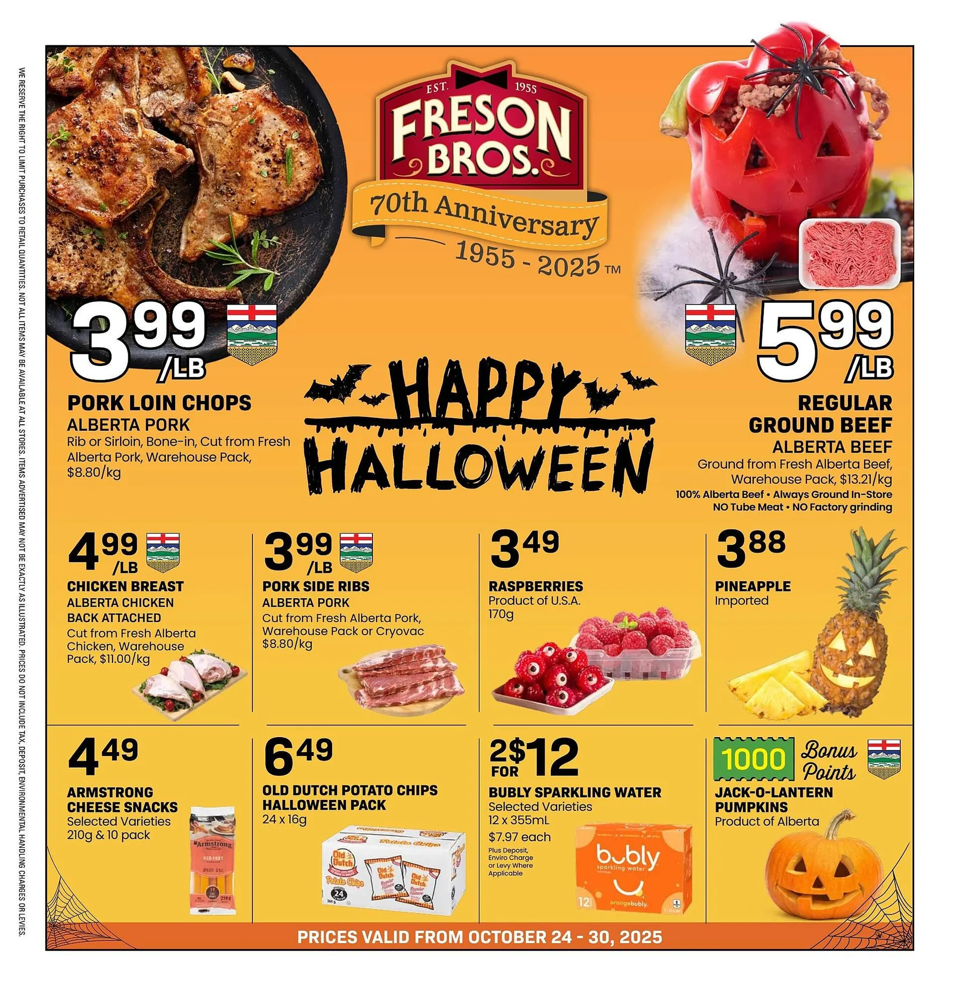 Freson Bros flyer from October 24 to October 30 2025 - flyer page 1