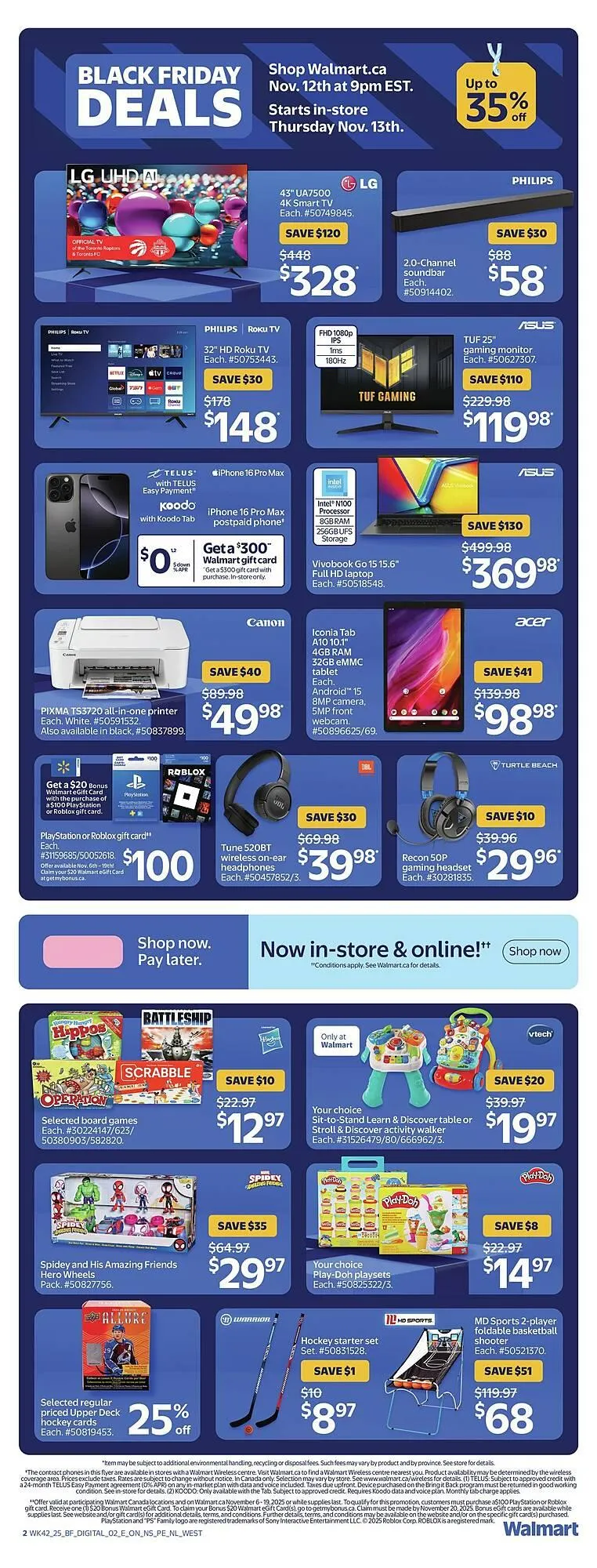 Walmart flyer from November 13 to November 21 2025 - flyer page 3