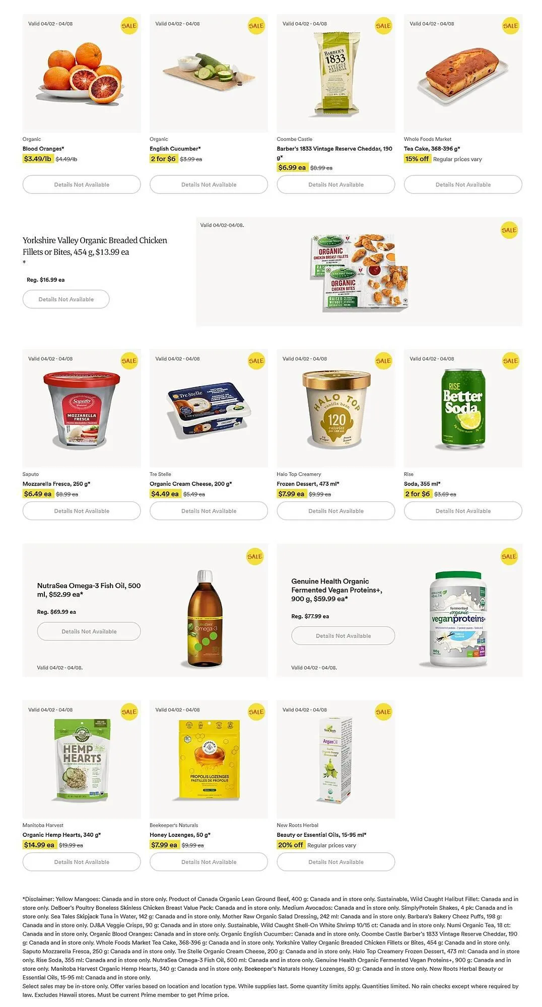 Whole Foods Market flyer from April 2 to April 8 2025 - flyer page 2