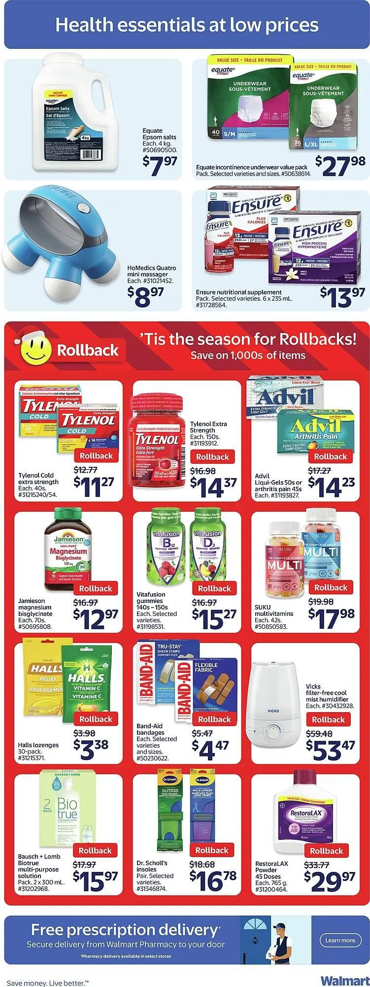 Walmart flyer from December 11 to December 18 2025 - flyer page 22