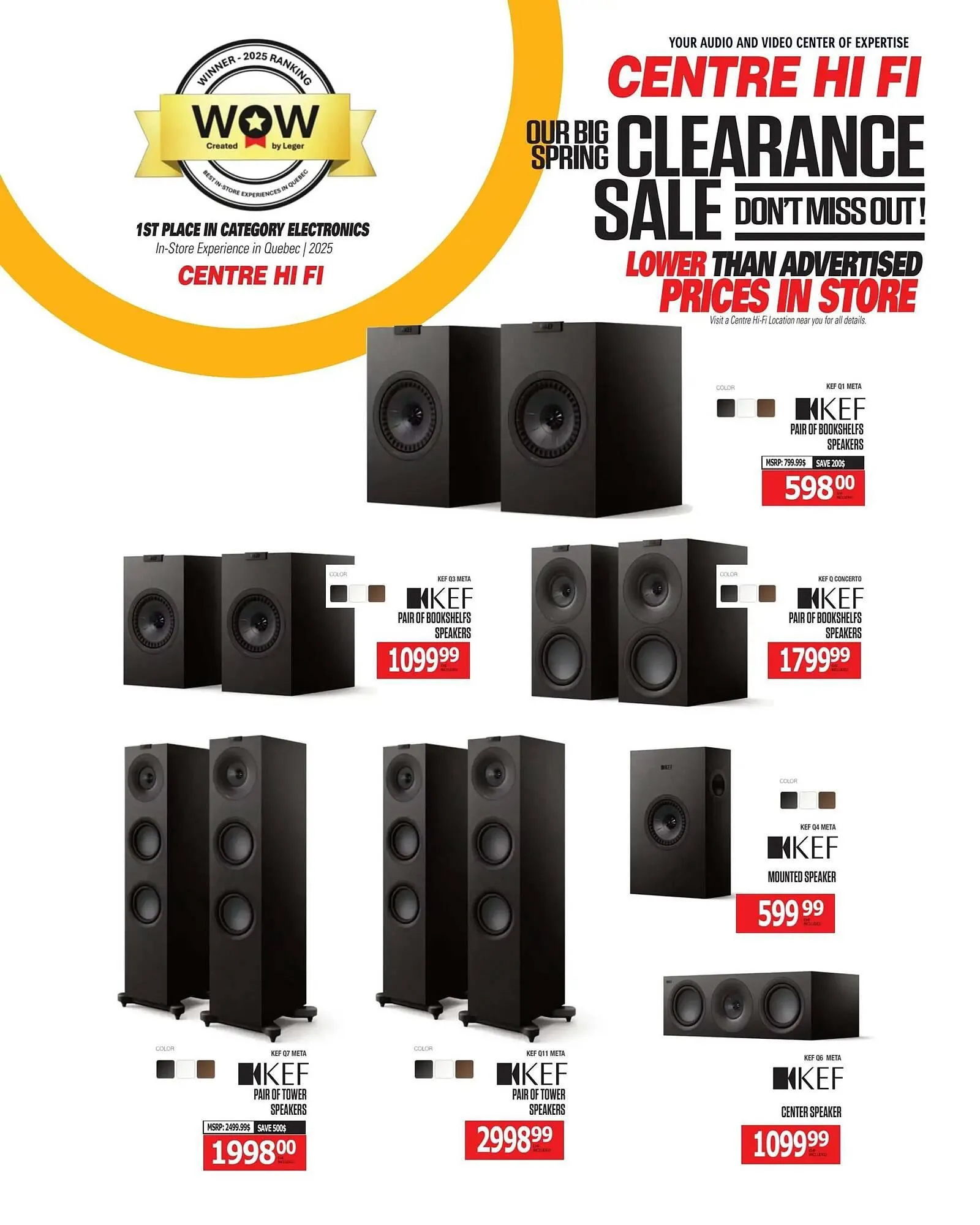 Centre Hi-Fi flyer from April 11 to April 17 2025 - flyer page 67