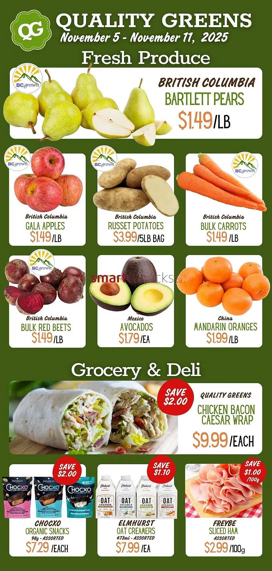 Quality Greens flyer from November 5 to November 11 2025 - flyer page 1