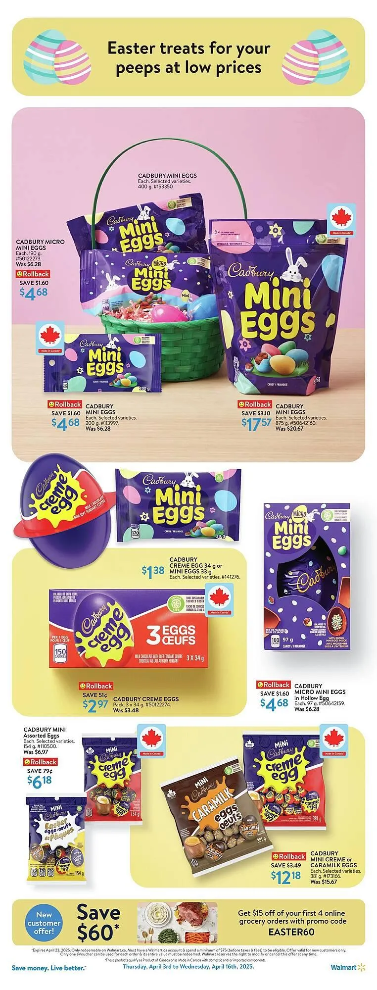 Walmart flyer from April 11 to May 2 2025 - flyer page 20