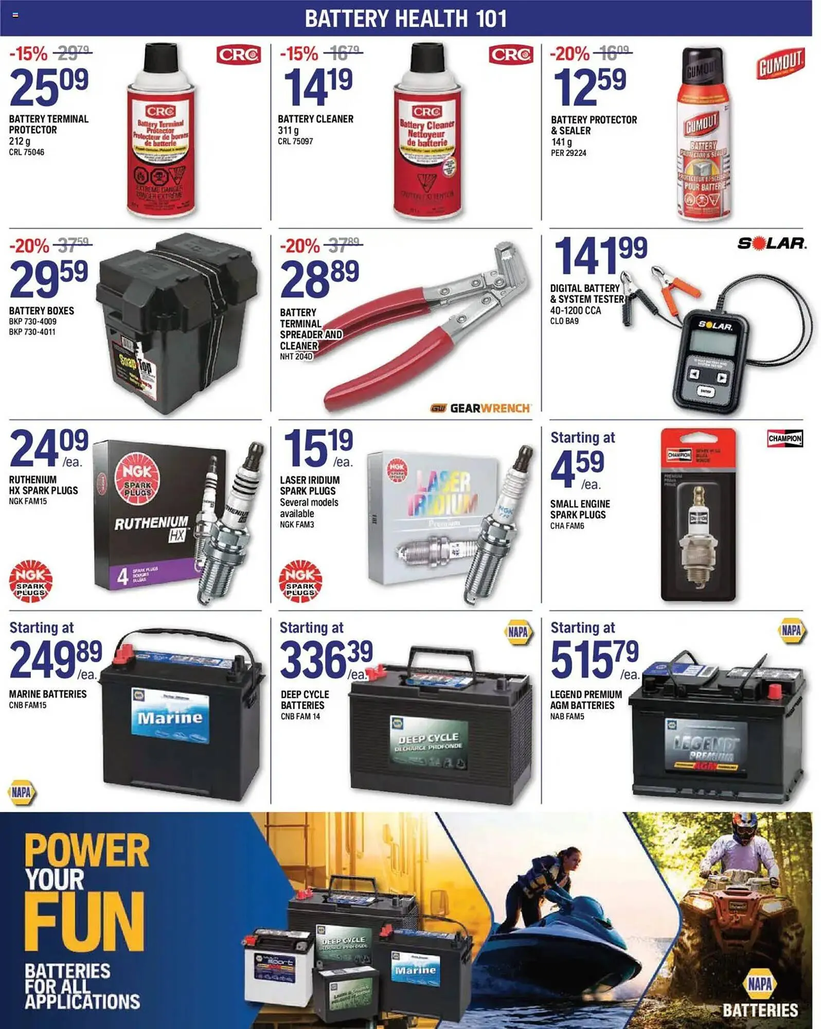 NAPA Auto Parts flyer from August 1 to August 31 2025 - flyer page 4