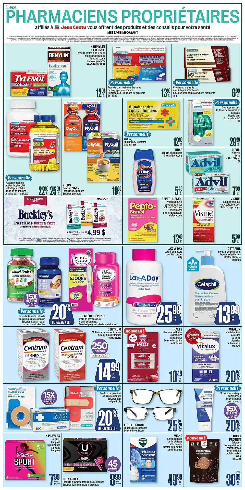Jean Coutu flyer from January 22 to January 28 2026 - flyer page 3