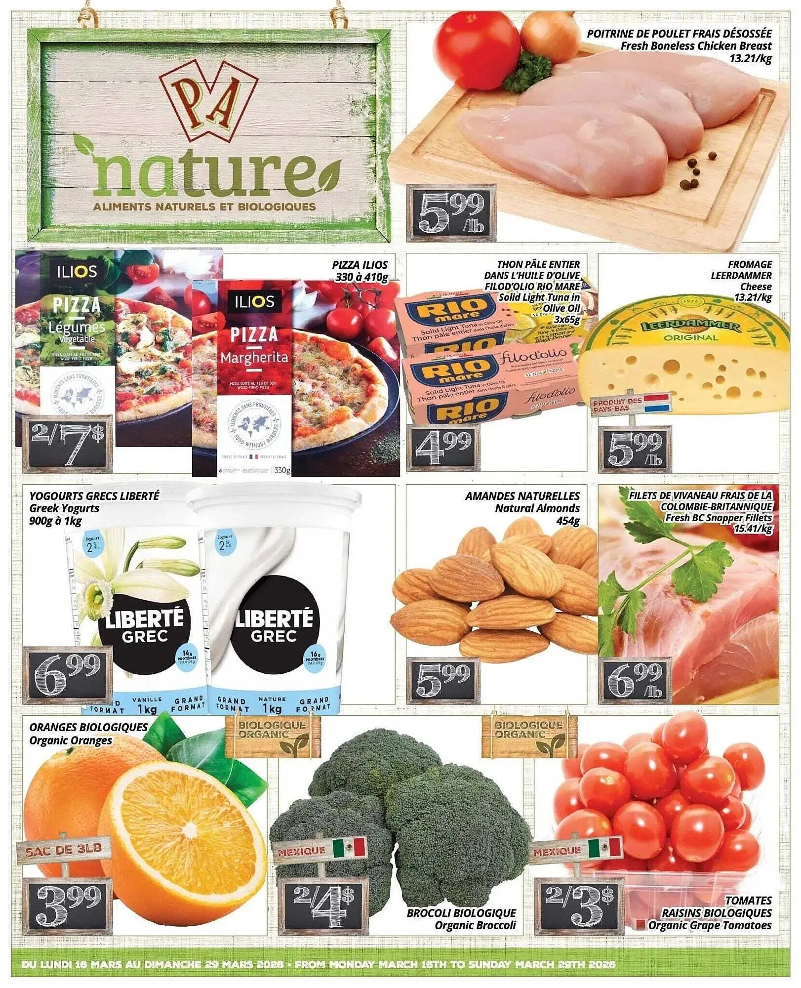 Supermarché PA flyer from March 13 to March 20 2026 - flyer page 1