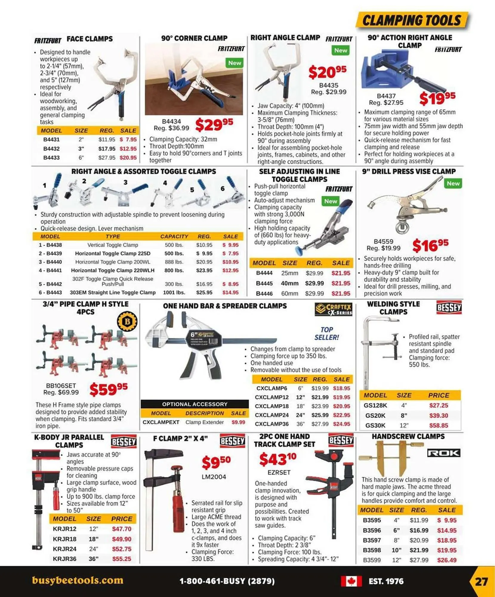 Busy Bee Tools flyer from January 19 to March 28 2026 - flyer page 27