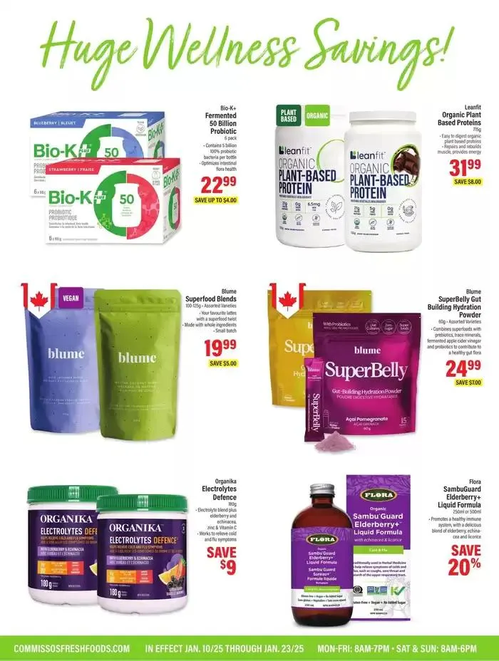 Commisso's Fresh Foods weeky flyer from January 10 to January 23 2025 - flyer page 2