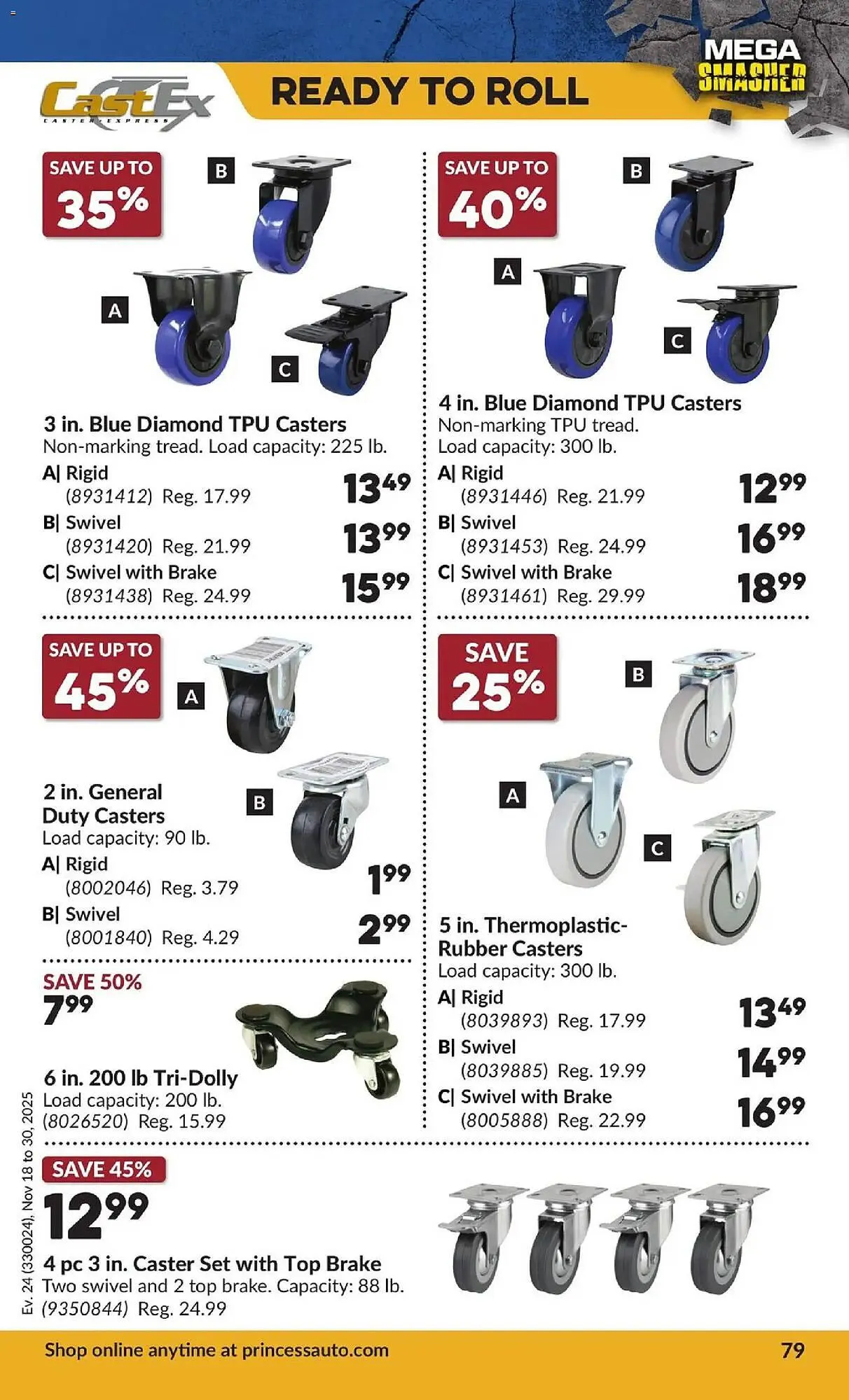 Princess Auto flyer from November 18 to December 1 2025 - flyer page 92