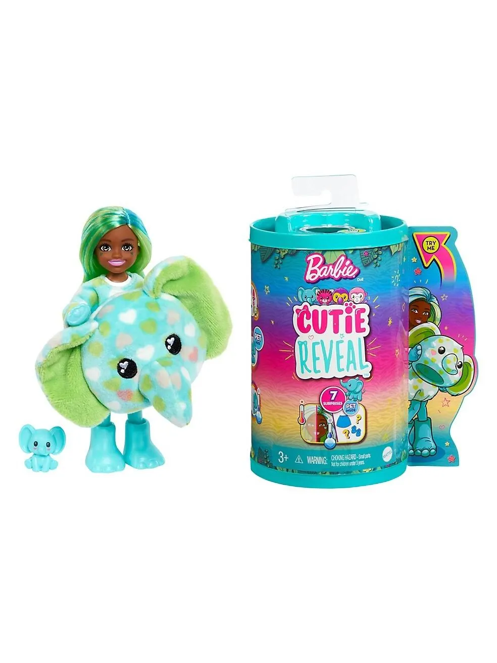 Cutie Reveal Chelsea Doll Elephant Costume