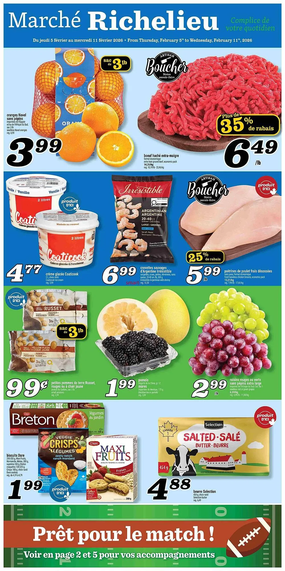 Marché Richelieu flyer from February 5 to February 11 2026 - flyer page 1