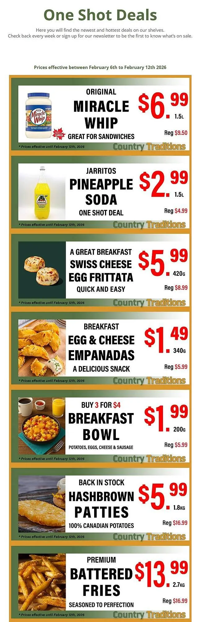 Country Traditions flyer - 1